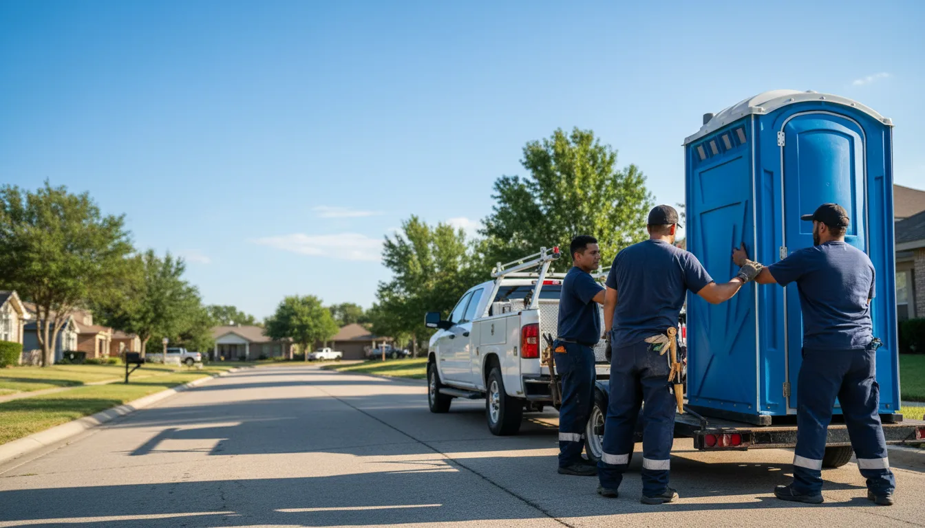 Portable Toilet Rental in Vidor, TX near me